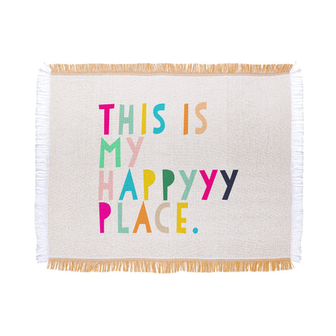 Hello Sayang This is My Happyyy Place Throw Blanket