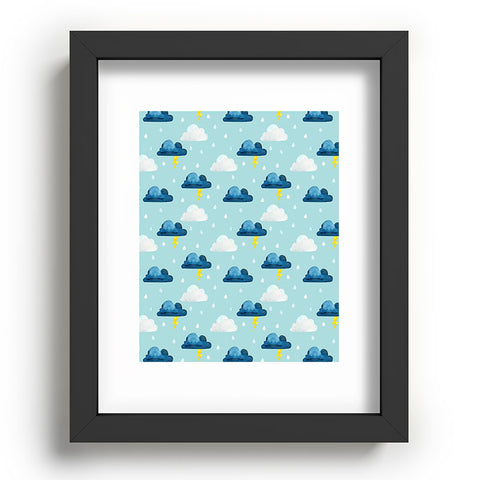 Hello Sayang Thunderclouds Recessed Framing Rectangle