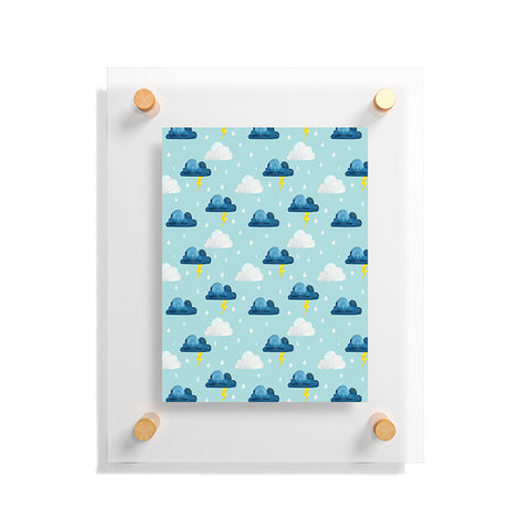 Hello Sayang Thunderclouds Floating Acrylic Print