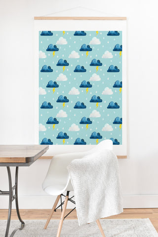 Hello Sayang Thunderclouds Art Print And Hanger