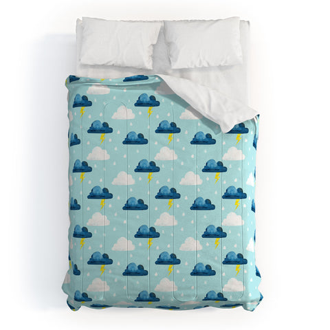 Hello Sayang Thunderclouds Comforter