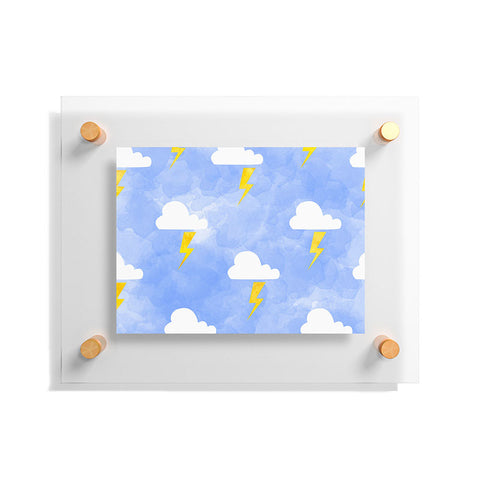 Hello Sayang Thunderstorm Floating Acrylic Print