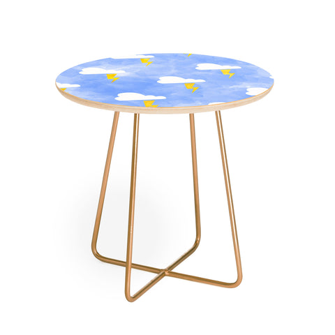 Hello Sayang Thunderstorm Round Side Table