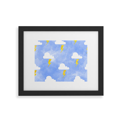 Hello Sayang Thunderstorm Framed Art Print