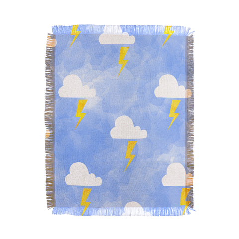 Hello Sayang Thunderstorm Throw Blanket