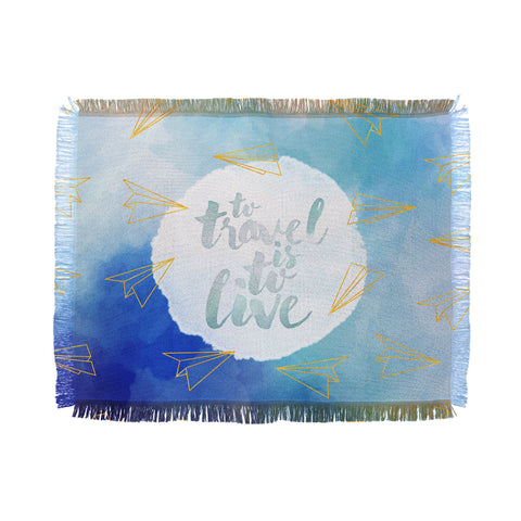 Hello Sayang To Travel Is To Live Throw Blanket