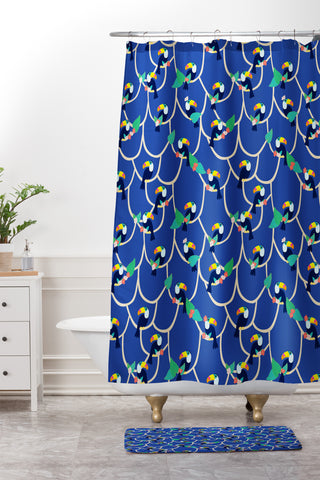 Hello Sayang Toucan Play This Game Shower Curtain And Mat