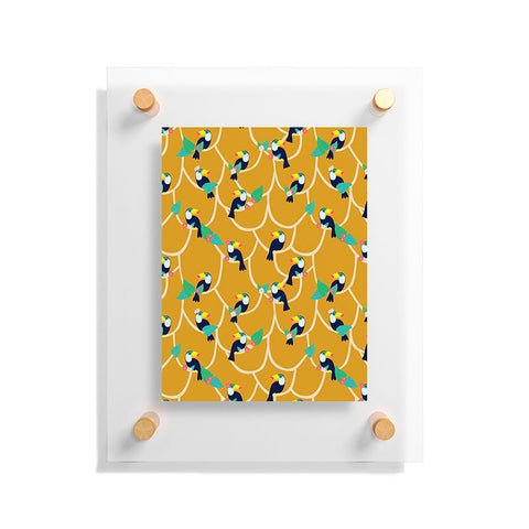 Hello Sayang Toucan Play This Mustard Game Floating Acrylic Print
