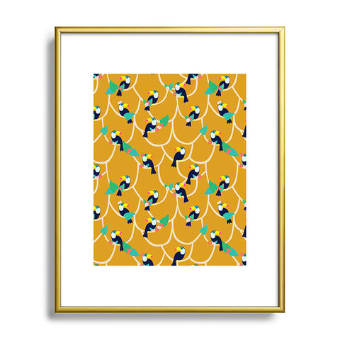 Hello Sayang Toucan Play This Mustard Game Metal Framed Art Print