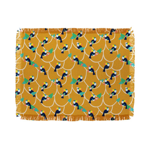 Hello Sayang Toucan Play This Mustard Game Throw Blanket