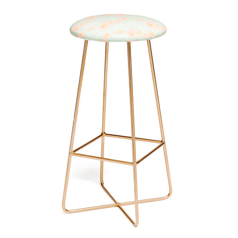 Hello Sayang Tropical Hibiscus Bar Stool