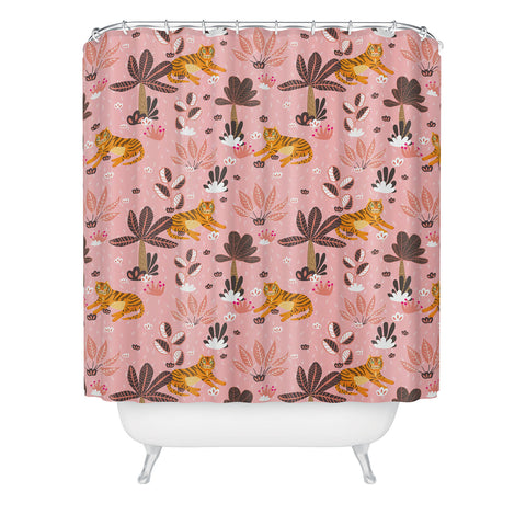 Hello Sayang Tyger Tyger Shower Curtain