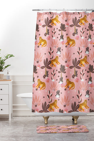 Hello Sayang Tyger Tyger Shower Curtain And Mat