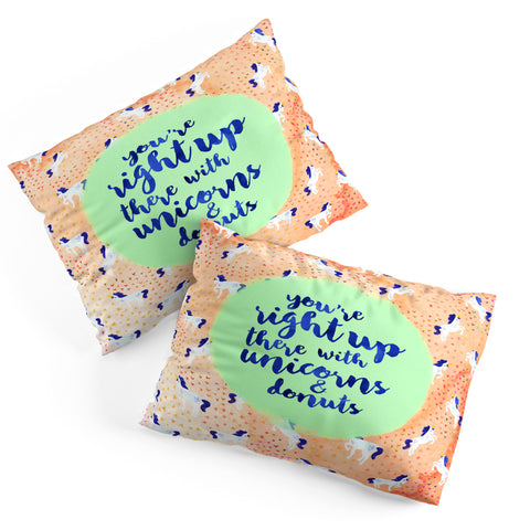 Hello Sayang Unicorns and Donuts Pillow Shams