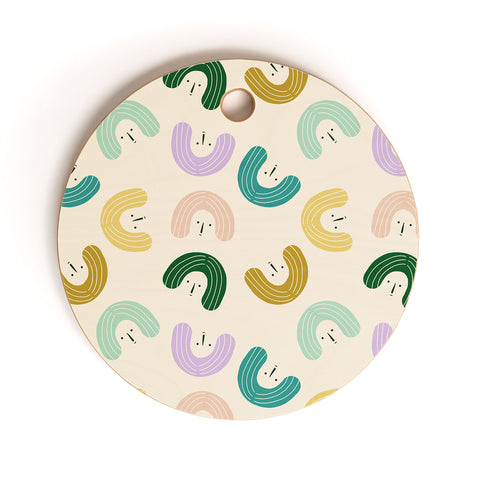 Hello Sayang Urban Jungle Crazy Plant Lady Cutting Board Round