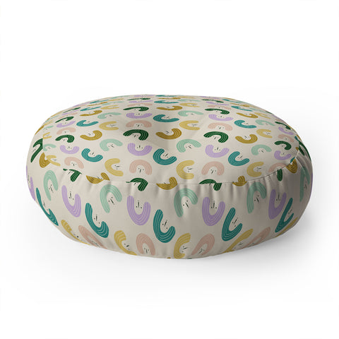 Hello Sayang Urban Jungle Crazy Plant Lady Floor Pillow Round