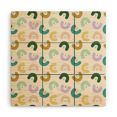 Hello Sayang Urban Jungle Crazy Plant Lady Wood Wall Mural