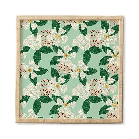 Hello Sayang Urban Jungle Hibiscus Framed Wall Art