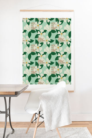 Hello Sayang Urban Jungle Hibiscus Art Print And Hanger