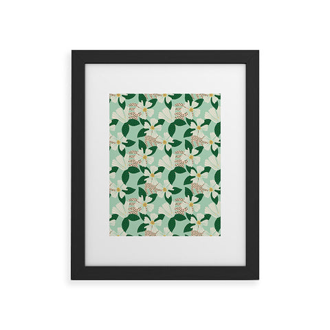 Hello Sayang Urban Jungle Hibiscus Framed Art Print