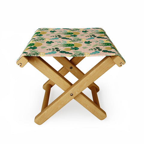 Hello Sayang Urban Jungle House Plants Folding Stool