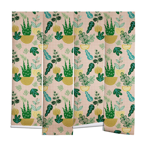 Hello Sayang Urban Jungle House Plants Wall Mural