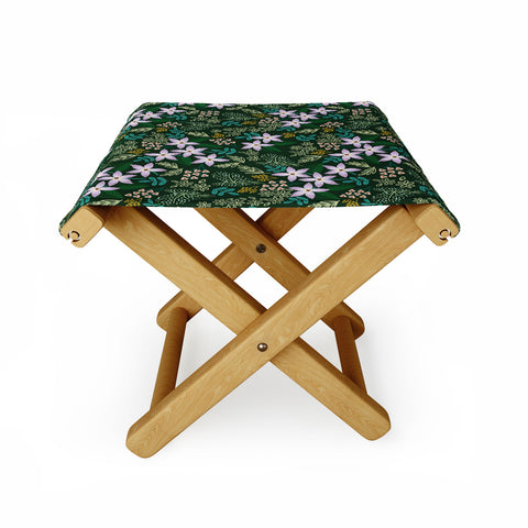 Hello Sayang Urban Jungle Orchids Folding Stool