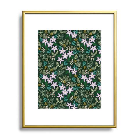 Hello Sayang Urban Jungle Orchids Metal Framed Art Print
