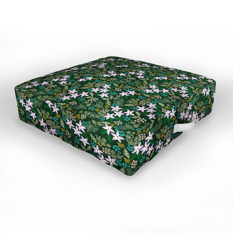 Hello Sayang Urban Jungle Orchids Outdoor Floor Cushion
