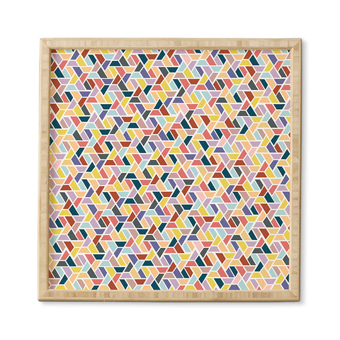 Hello Sayang Velvet Leaves Framed Wall Art