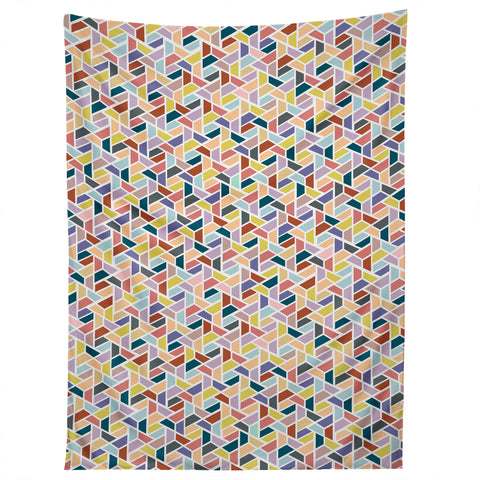 Hello Sayang Velvet Leaves Tapestry