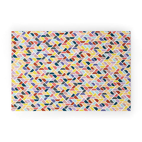 Hello Sayang Velvet Leaves Welcome Mat