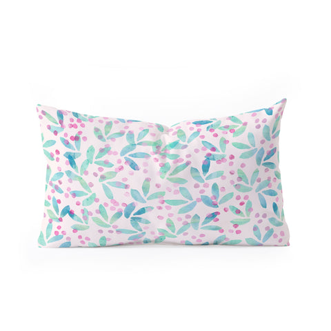 Hello Sayang Very Berry Nice Oblong Throw Pillow