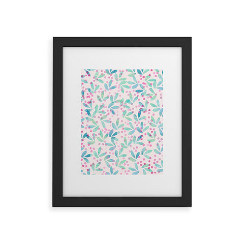 Hello Sayang Very Berry Nice Framed Art Print