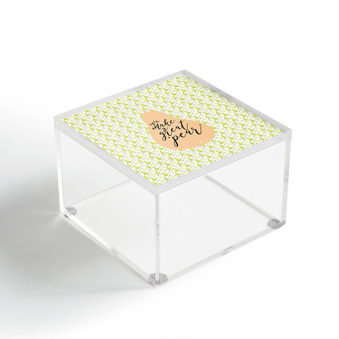 Hello Sayang We Make A Great Pear Acrylic Box