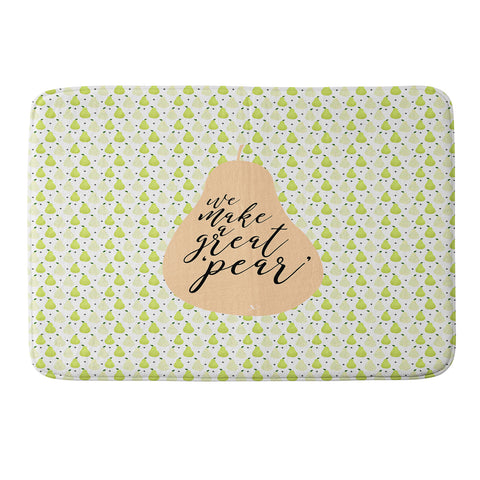 Hello Sayang We Make A Great Pear Memory Foam Bath Mat