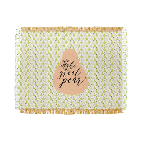 Hello Sayang We Make A Great Pear Throw Blanket
