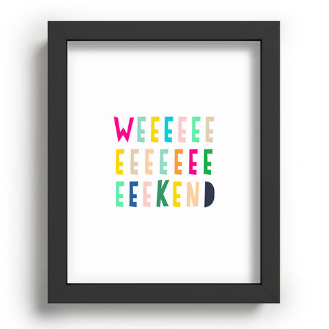 Hello Sayang Weekend Recessed Framing Rectangle