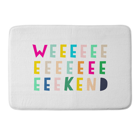 Hello Sayang Weekend Memory Foam Bath Mat