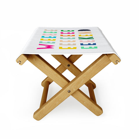 Hello Sayang Weekend Folding Stool
