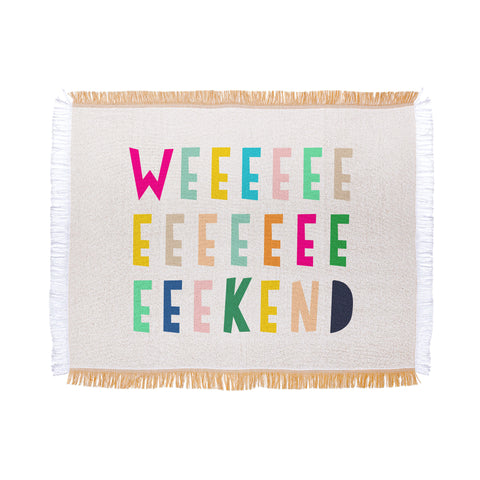 Hello Sayang Weekend Throw Blanket