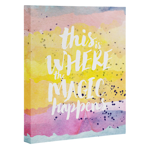 Hello Sayang Where The Magic Happens Art Canvas
