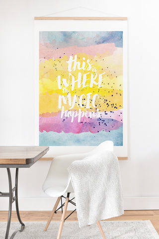 Hello Sayang Where The Magic Happens Art Print And Hanger