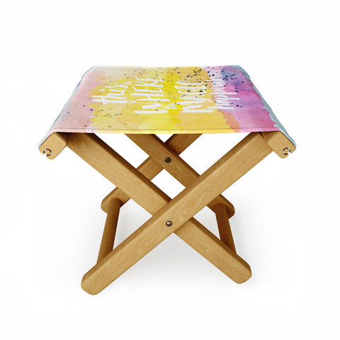 Hello Sayang Where The Magic Happens Folding Stool