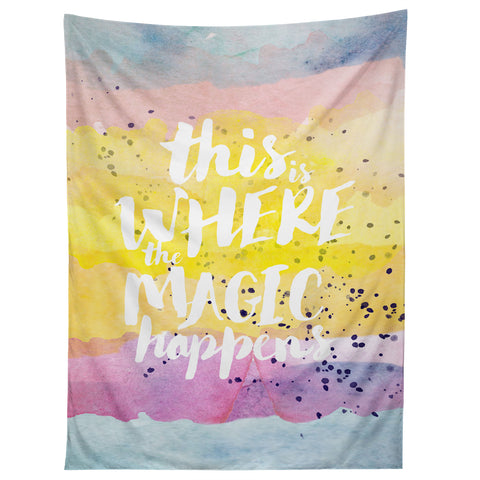 Hello Sayang Where The Magic Happens Tapestry