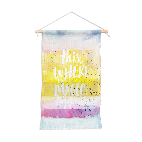 Hello Sayang Where The Magic Happens Wall Hanging Portrait