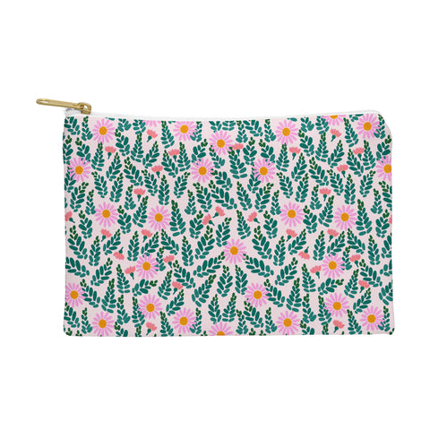 Hello Sayang Wild Daisies Pink Pouch
