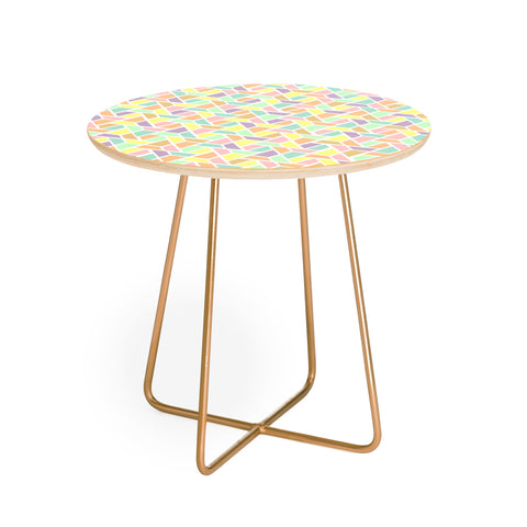 Hello Sayang Winter Bright Round Side Table