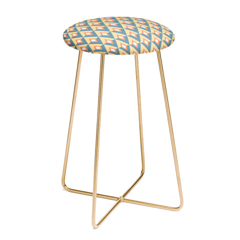 Hello Sayang Winter Peach Counter Stool