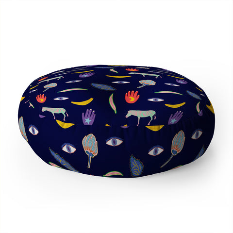 Hello Sayang World of Weird Floor Pillow Round